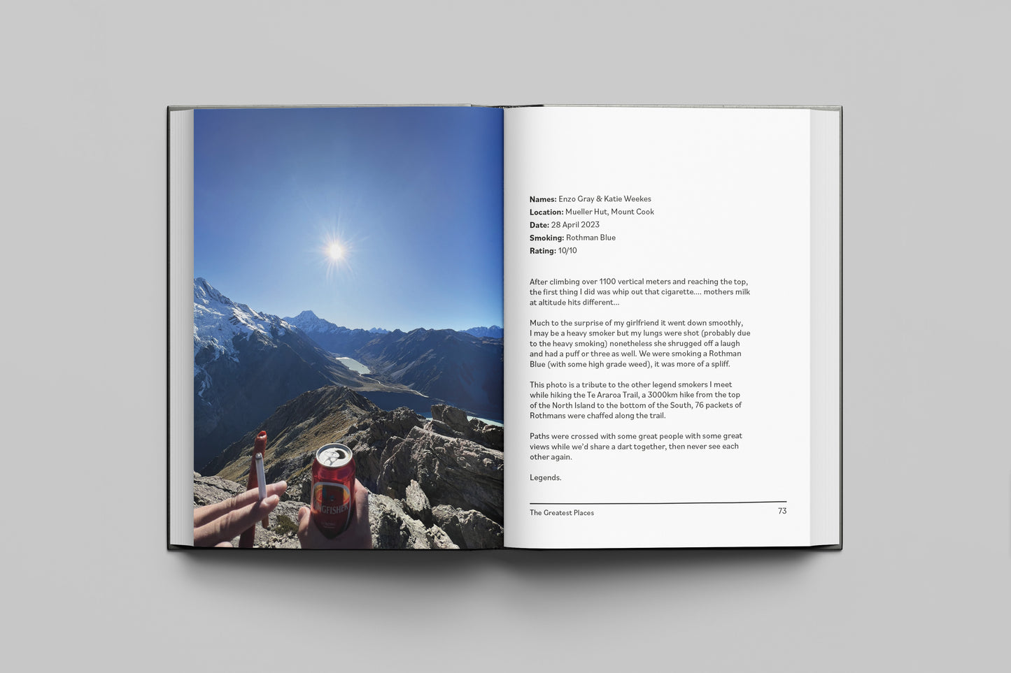 The Greatest Places to Have a Cigarette in New Zealand - The Book