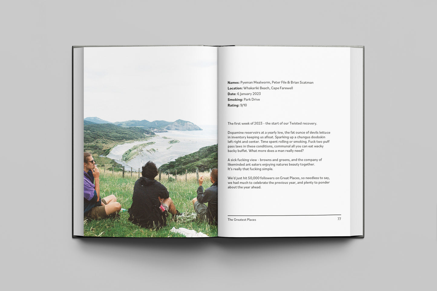 The Greatest Places to Have a Cigarette in New Zealand - The Book